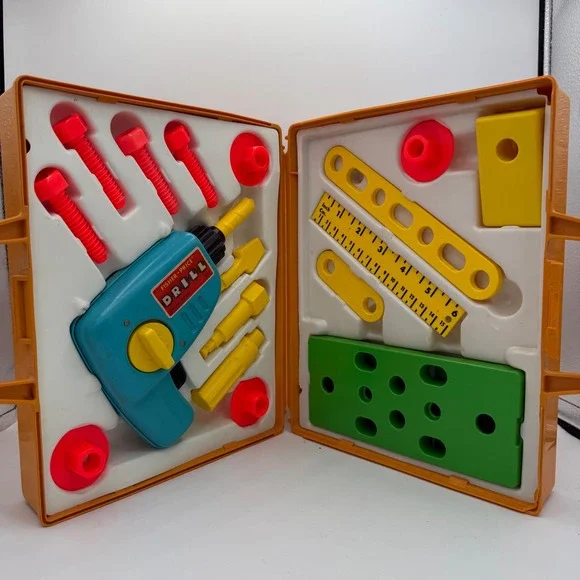 Fisher-Price‎ Tool Kit #924 (1977) No Missing Parts Vintage Toy - Picture 8 of 12